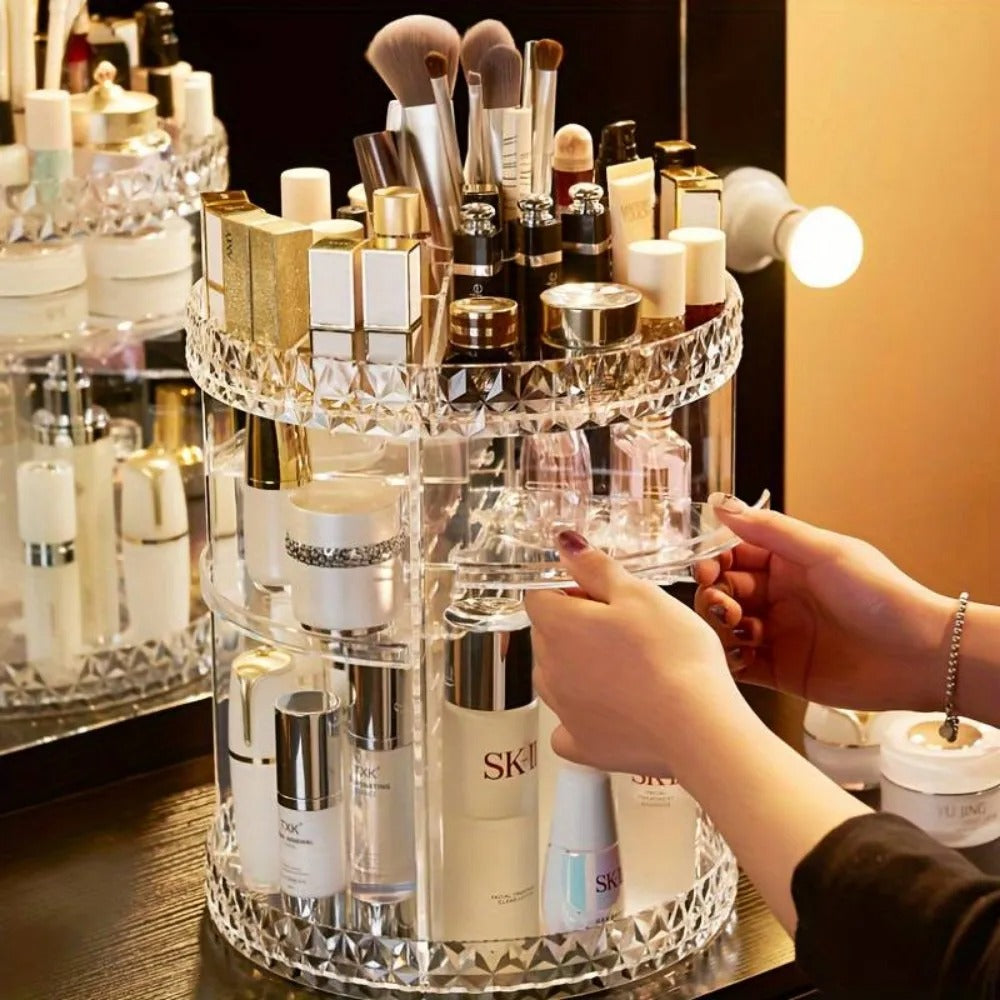 360 Rotating Makeup Organizer