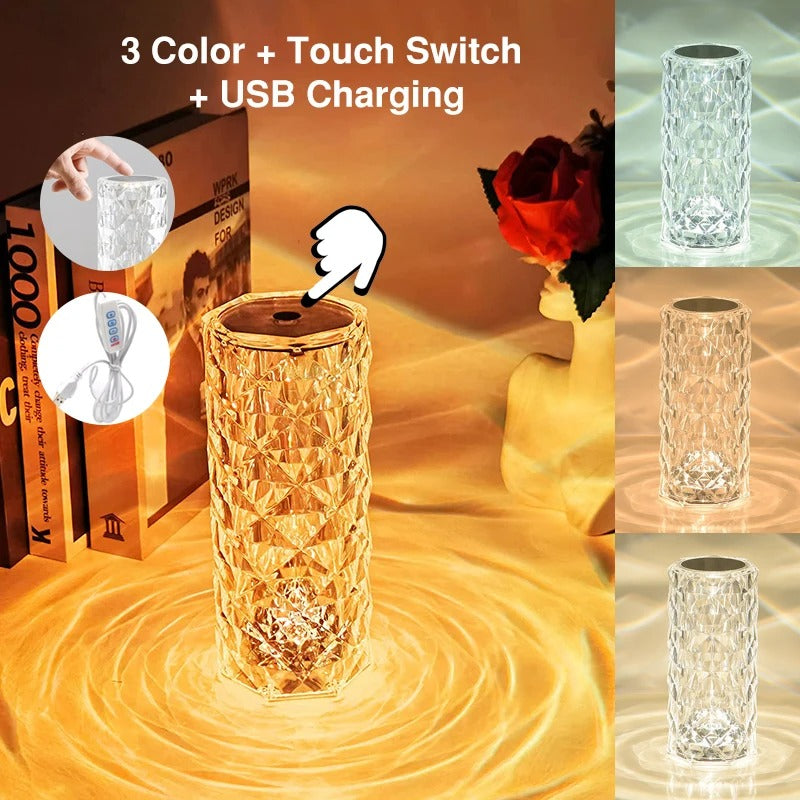 Crystal Diamond Lamp