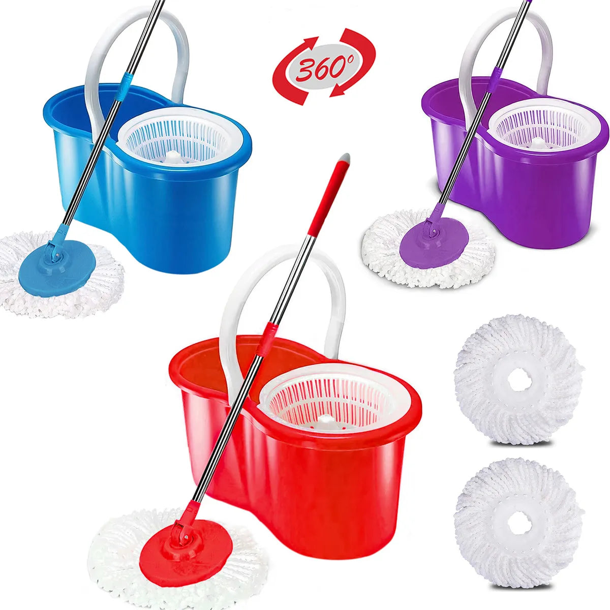 Easy Mop Plastic with Mop Stick